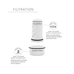 Home Water Filter Dispenser 18-Cup BPA-Free Gravity Power Freestanding New