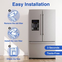 6 Pack Fit for Maytag UKF8001 UKF8001AXX-200 UKF9001 Refrigerator Water Filter