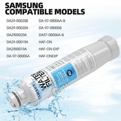 New 2 PACK Genuine Samsung DA29-00020B HAF-CIN/EXP Refrigerator Water Filter US