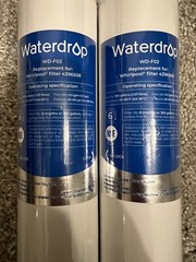2 Waterdrop filters WD-F02- Replacement Whirlpool 4396508