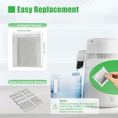 Activated Charcoal Carbon Filter in 20 Bags Packs For Pure Water Distiller SALE