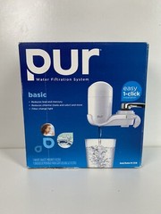 New PUR Faucet Classic Water Filtration System White Removes 99% lead FM-3333B