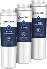 NIB Glacier Fresh GF-8001 Refrigerator Water Filter 3 Pack NSF Certified