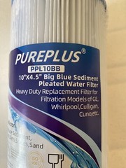 Pureplus PPL10BB Sediment Water Filter Cartridge 5 Micron 10″ x 4.5