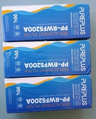 PurePlus Refrigerator Water Filter Fits Samsung Ice RWF5200A Fits GE XWF Lot 3