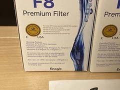 Leveluk 3-Piece Set F8 Filter for Kangen K8 Premium Water Ioniser Machine Enagic