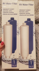 (2) Pureup RV Inline Water Filter,for RV and Marines,Drinking & Washing Filter