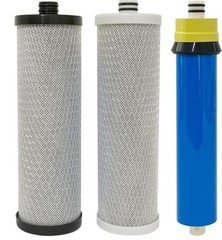 Replacement Pre and Post Filter Set With Membrane 50GPD Compatible to Rainsoft
