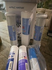 APEC Water Systems 90-GPD pH+ 6-Stage RO Ultimate Systems Filter Damage Box Read