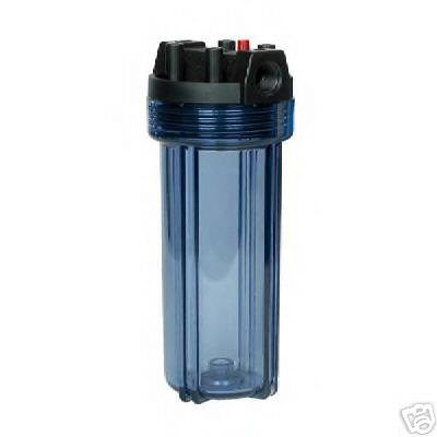 10″ CLEAR Reinforced Heavy Duty Water Filter Housing