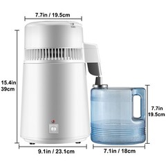 Newest 4L Dental Medical Pure Water Distiller All Stainless Steel Internal