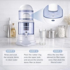 Ceramic Dome Water Filter Cartridge with Zen Portable Purification System, Ma…