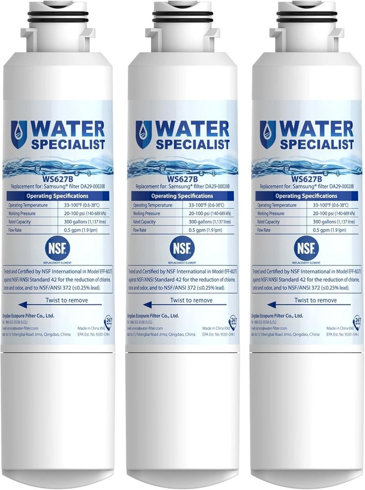 Waterspecialist DA29-00020B Replacement for Samsung Water Filter DA29-00020B（3）