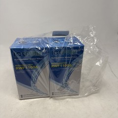 Set of 2 IcePure RWF1100A Refrigerator Water Filter DA29-00003G NEW