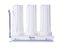 OCEANIC Triple Stage COUNTERTOP Water Filtration Reduces Arsenic & Heavy Metals