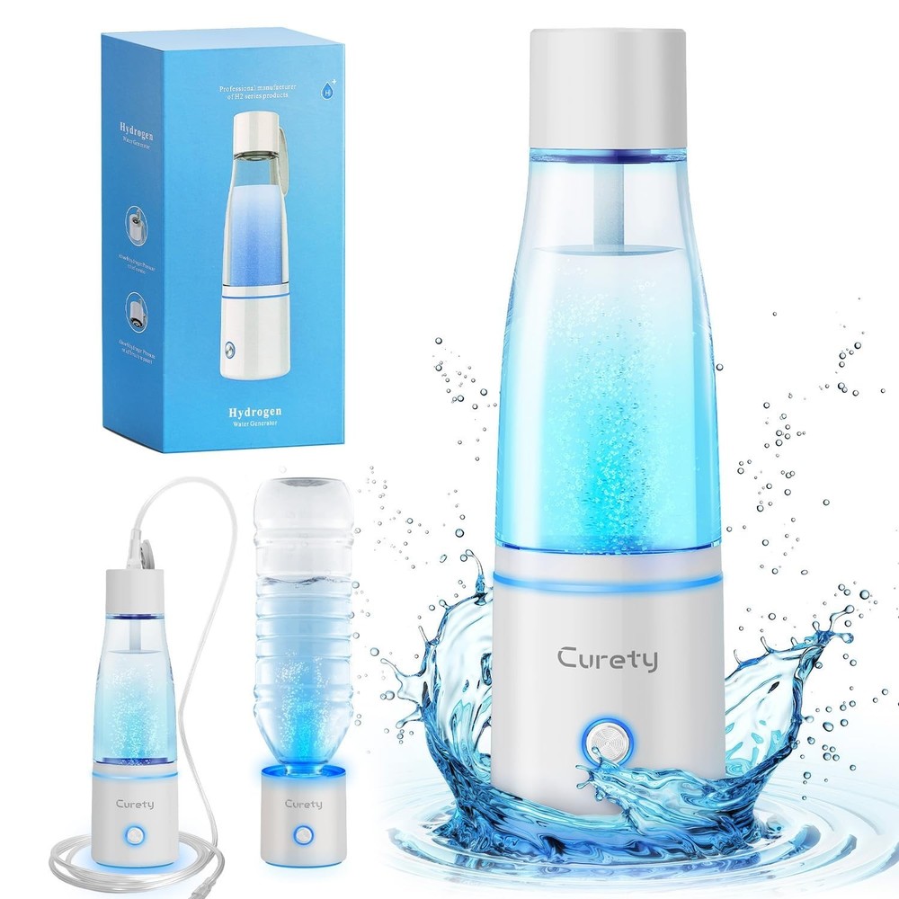 Hydrogen Water Bottle, 5000Ppb Hydrogen Water Ionizer, SPE & PEM Hydrogen Water
