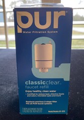 New Pur Basic Faucet Mount Replacement Filter RF3375 Refill Reduces Lead Mercury