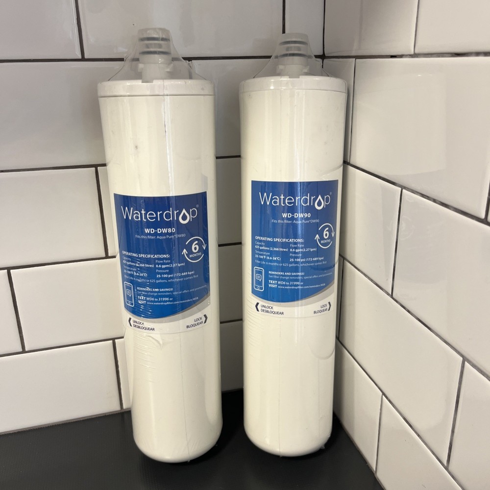 Waterdrop WD-DW80/90 Under Sink Water Filter Replacement For AquaPure AP-DW80/90