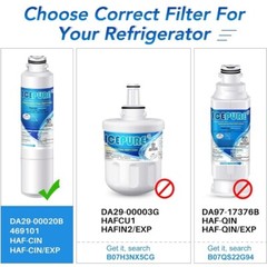 ICEPURE RWF0700A Water Filter Replacement for Samsung DA29-00020B, 3PACK