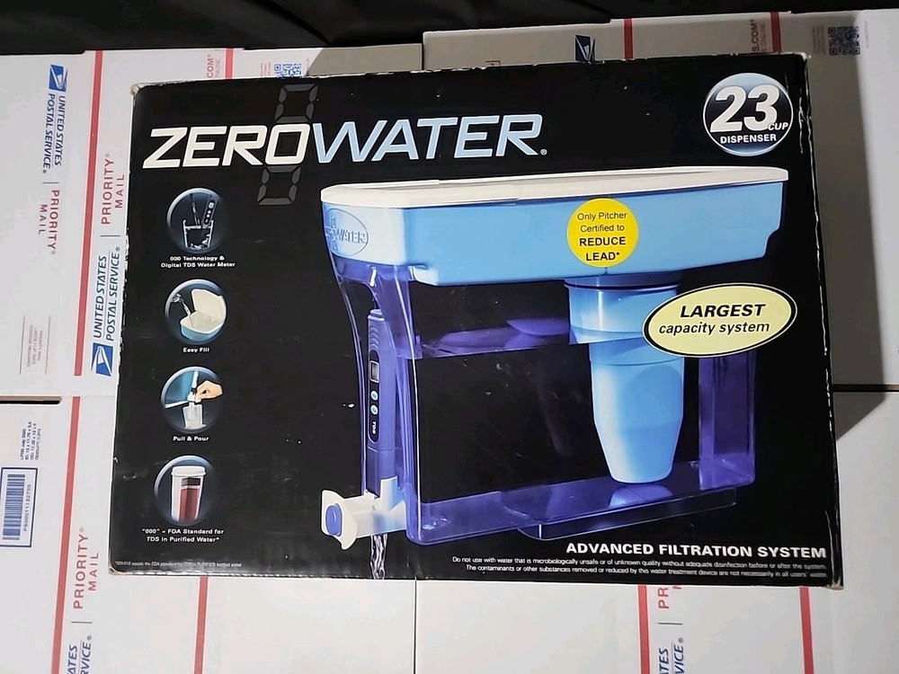 ZeroWater ZD018 23 Cup Water Filter Jug Includes Digital Water Tester NIB FAST S