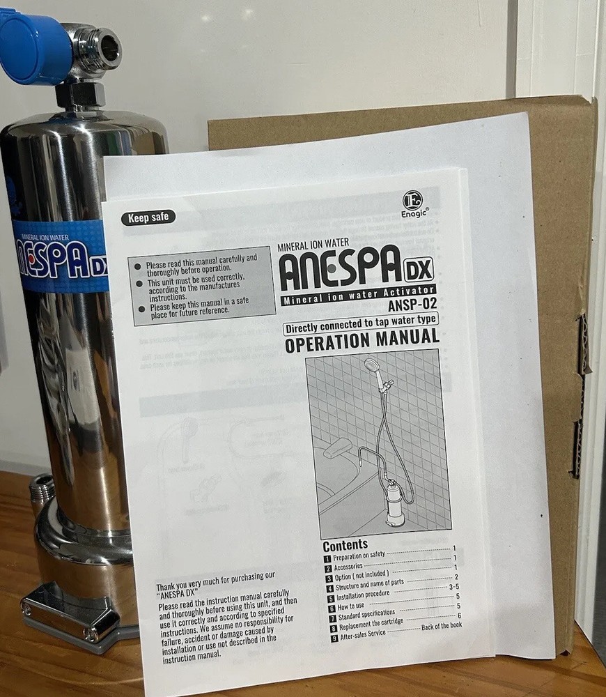 Enagic ANESPA DX ANSP-02 Mineral Ion Water Machine Brand New Open Box Never Used