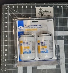 Project Source #3846776 G-1-2 Refrigerator Water Filter fits GE MWF – 2-Pack NEW