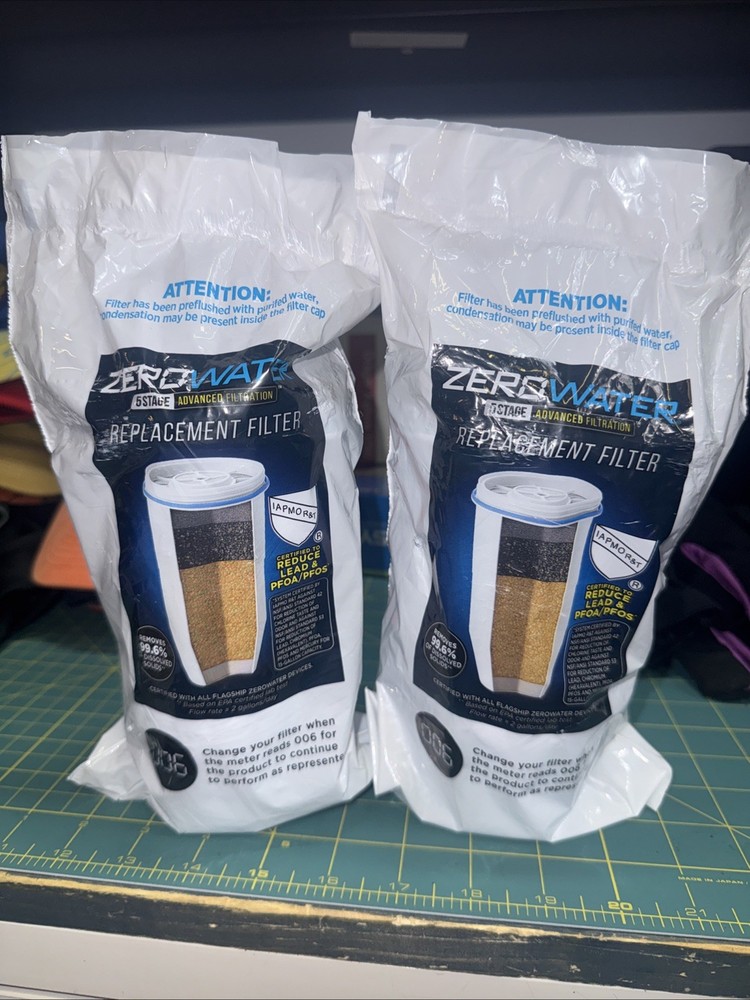 ZeroWater Zero Water 5 Stage Advanced Filtration Replacement Water Filter 2 Pack