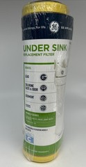 GE SmartWater FXULC Single Stage Approx 10” Undersink Carbon Water Filter