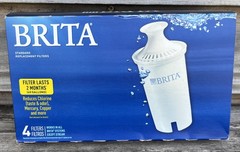 4 Pack Brita Standard Replacement Filters For Brita Water Pitchers