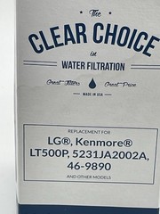 Clear Choice CLCH110Refrigerator Water Filter GE/MWF/Kenmore Fast Ship Sealed