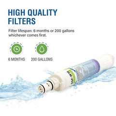 SGF-W10 Fits for Whrlpool 4396701 EDR6D1 Refrigerator Water Filter (6 Pack)