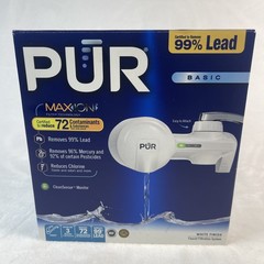 PUR Maxion Classic Faucet Filtration System White PFM150W Faucet Mount & Filter