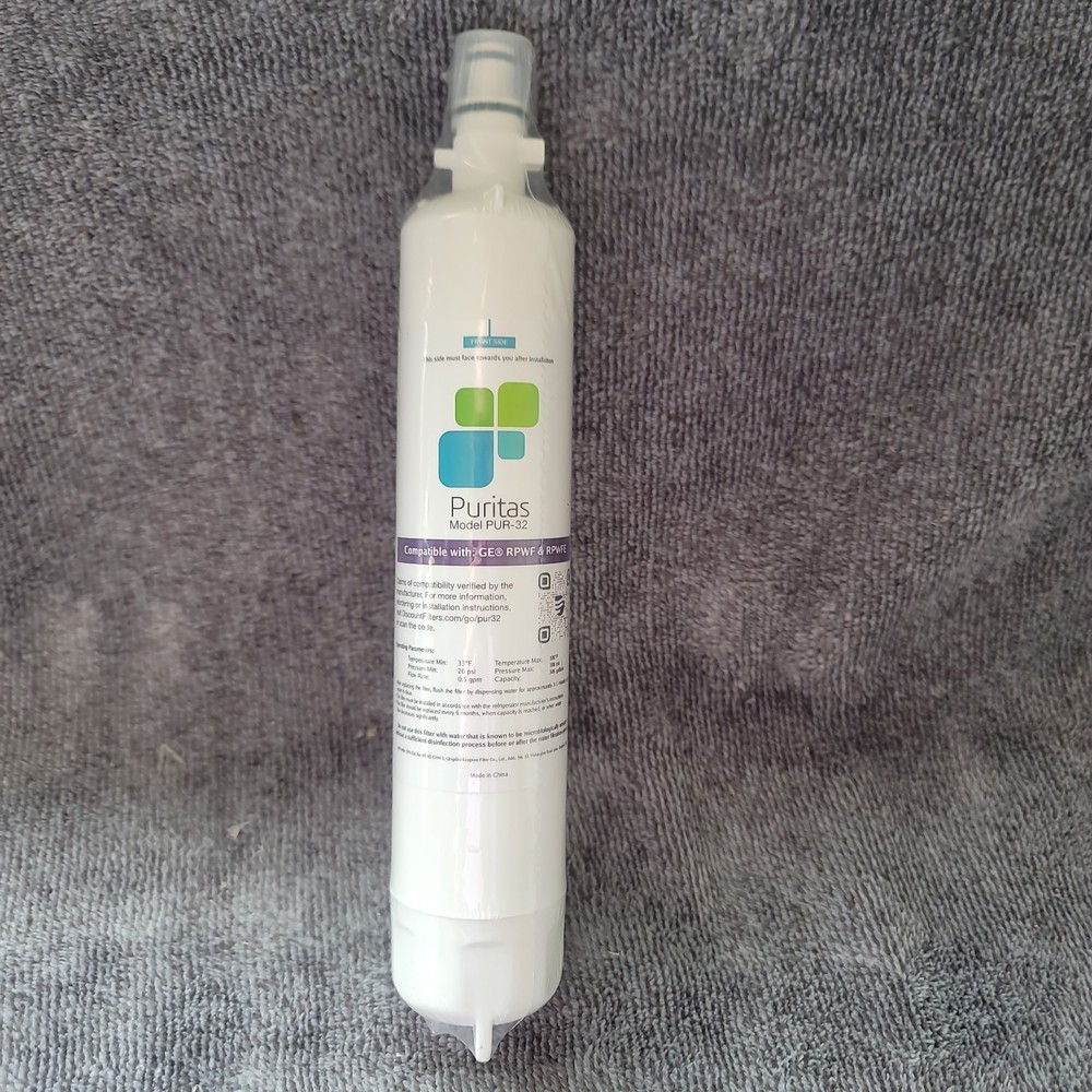 Puritas Model PUR-32 Refrigerator Replacement Filter GE RPFWE & RPWF