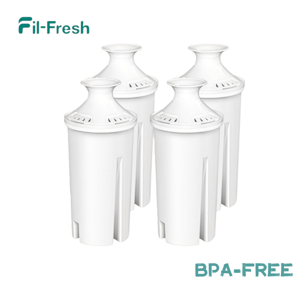 Fil-Fresh 4-Pack NSF Water Filter for Brita® Classic OB03, 35557, Mavea® 107007