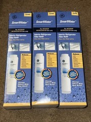 Lot of 3 GE Smart Water Refrigerator Filter GSWF, Brand New!! Boxed!