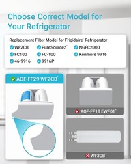 AQUA CREST Refrigerator Water Filter Replacement for Frigidaire® WF2CB®, 1 Pack
