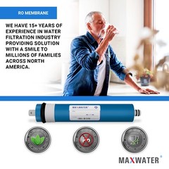 Compatible GE Smart Water RO Set GXRM10G, GXRM10RBL Filter 50GPD GE FX12P FX12M