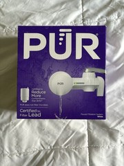 PUR White Horizontal Faucet Mount Water Filter System New Clean Purifier Brita