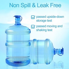 5 Pcs Reusable 5 Gallon Water Jug Caps Leak Proof Bottle Lids 55mm Water Bottles