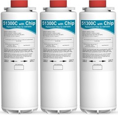51300C Replacement Water Filter w/Chip Compatible with Elkay EZH2O Bottle Fillin