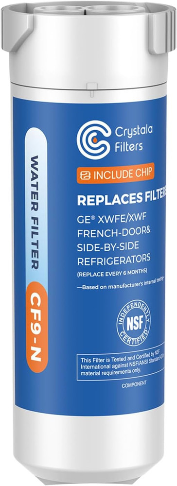 Water Filter Compatible with XWFE (Built-In CHIP), Replacement for GE XWFE, XWF