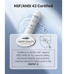 NOVETE EWF02 Water Filter Replacement PureSource Ultra II RWF0F 3-Pack