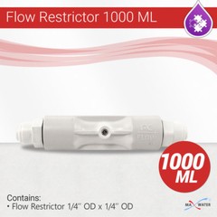 Max Water Reverse Osmosis / RO Flow Restrictor 1000 ML/ Min, Quick type