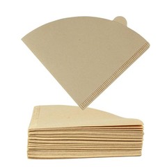 Coffee Filters, Unbleached Disposable Paper Cone Filter, V02, Primary Color