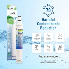 SGF-W10 Fits for Whrlpool 4396701 EDR6D1 Refrigerator Water Filter (6 Pack)