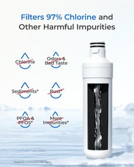 Waterdrop Refrigerator Water Filter, Replacement for LG® LT1000P®, Pack of 10