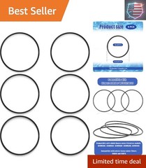 6pcs O-Ring Compatible with GE HHRING for Whole Home Filtration Models GXWH30…