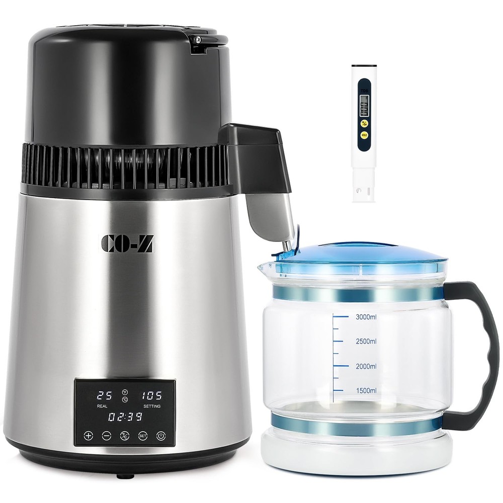 304 Stainless Water Distiller 1.1 Gallon 1750W Countertop
