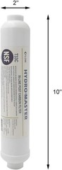 IN-LINE POST CARBON FILTER With 1/4-Inch NPT Connection, 10 Inch x 2 Inch