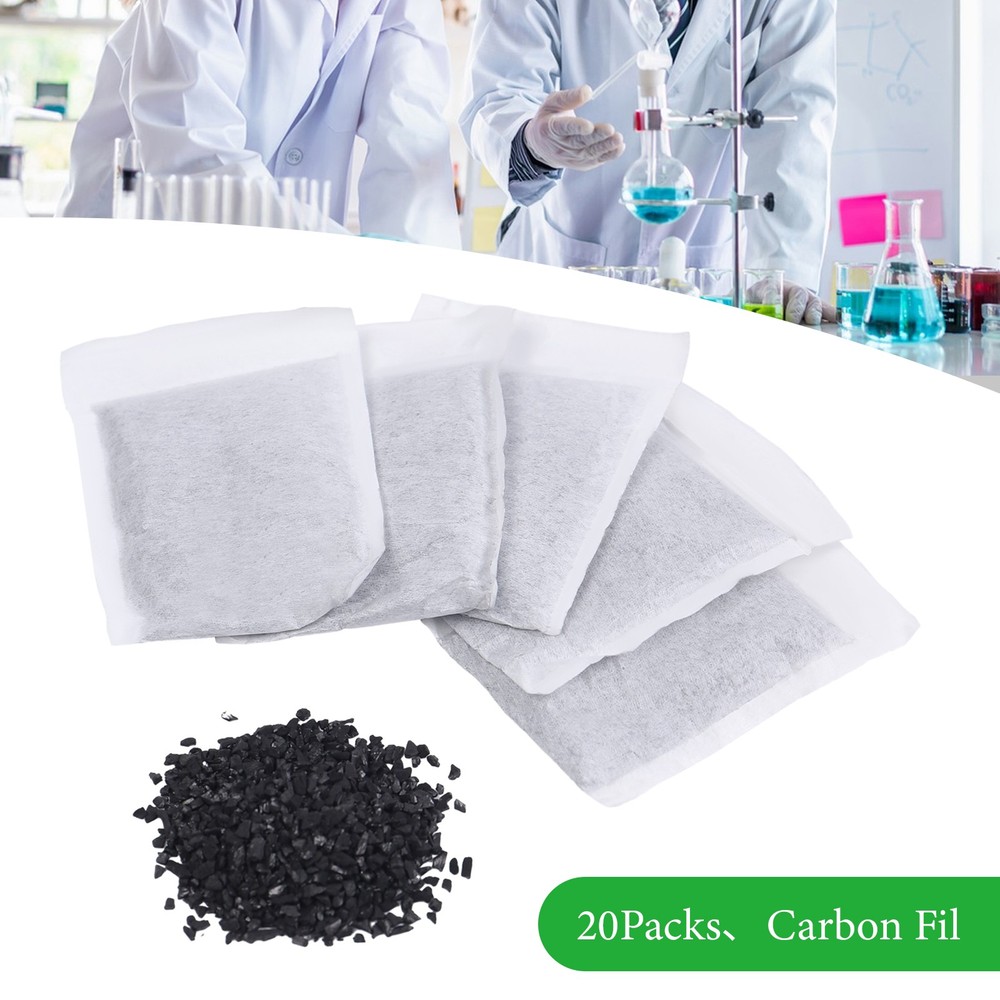 Activated Charcoal Carbon Filter in 20 Bags Packs For Pure Water Distiller SALE